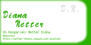 diana netter business card